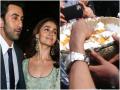 Shaadi Ke Laddoo distributed to media after Ranbir, Alia's wedding ceremony - Hindi News | Shaadi Ke Laddoo distributed to media after Ranbir, Alia's wedding ceremony | Latest maharashtra News at Lokmattimes.com