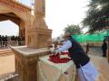 Amit Shah pays tributes at Tanot Vijay Stambh in Rajasthan's Jaisalmer - Hindi News | Amit Shah pays tributes at Tanot Vijay Stambh in Rajasthan's Jaisalmer | Latest national News at Lokmattimes.com