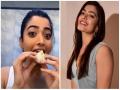 Watch: Rashmika Mandanna gorges on her first ever modak - Hindi News | Watch: Rashmika Mandanna gorges on her first ever modak | Latest entertainment News at Lokmattimes.com