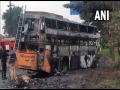 11 dead after bus hits truck, catches fire in Nashik; PM, Maharashtra CM announce ex-gratia - Hindi News | 11 dead after bus hits truck, catches fire in Nashik; PM, Maharashtra CM announce ex-gratia | Latest national News at Lokmattimes.com