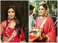 Raveena Tandon, Shilpa Shetty celebrate Karwa Chauth together, see pics - Hindi News | Raveena Tandon, Shilpa Shetty celebrate Karwa Chauth together, see pics | Latest entertainment News at Lokmattimes.com