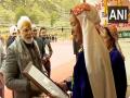 PM Modi attends 'Saras Mela' in Uttarakhand's Mana village - Hindi News | PM Modi attends 'Saras Mela' in Uttarakhand's Mana village | Latest national News at Lokmattimes.com