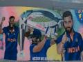 T20 WC: Cricket fans in Melbourne paint street mural to welcome Men in Blue ahead of high-octane IND-PAK clash - Hindi News | T20 WC: Cricket fans in Melbourne paint street mural to welcome Men in Blue ahead of high-octane IND-PAK clash | Latest cricket News at Lokmattimes.com
