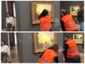 WATCH: Climate protestors throw mashed potatoes at Monet's Les Meules painting - Hindi News | WATCH: Climate protestors throw mashed potatoes at Monet's Les Meules painting | Latest entertainment News at Lokmattimes.com