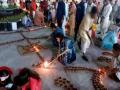 MP: 1,11,000 earthen lamps lit in Ujjain's Mahakaleswar Temple on Diwali - Hindi News | MP: 1,11,000 earthen lamps lit in Ujjain's Mahakaleswar Temple on Diwali | Latest national News at Lokmattimes.com