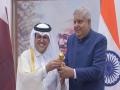 Outgoing Qatar envoy meets Vice President Jagdeep Dhankar - Hindi News | Outgoing Qatar envoy meets Vice President Jagdeep Dhankar | Latest international News at Lokmattimes.com