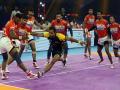 PKL: Gujarat Giants put up all-round performance to register big win against Telugu Titans - Hindi News | PKL: Gujarat Giants put up all-round performance to register big win against Telugu Titans | Latest other-sports News at Lokmattimes.com