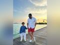 These pictures of 'daddy cool' Saif Ali Khan with son Taimur from Maldives are vacation goals! - Hindi News | These pictures of 'daddy cool' Saif Ali Khan with son Taimur from Maldives are vacation goals! | Latest entertainment News at Lokmattimes.com