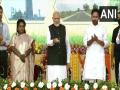 Telangana: PM Modi lays foundation stone of multiple developmental projects worth over Rs 9,500 crore, dedicates RFCL plant to the nation - Hindi News | Telangana: PM Modi lays foundation stone of multiple developmental projects worth over Rs 9,500 crore, dedicates RFCL plant to the nation | Latest national News at Lokmattimes.com