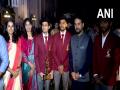 Union Sports Minister Anurag Thakur, MoS Nitish Pramanik meet National Sports Awardees - Hindi News | Union Sports Minister Anurag Thakur, MoS Nitish Pramanik meet National Sports Awardees | Latest other-sports News at Lokmattimes.com