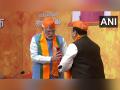 Delhi: PM Modi, Nadda attend opening session of two-day national office bearers' meeting at BJP headquarters - Hindi News | Delhi: PM Modi, Nadda attend opening session of two-day national office bearers' meeting at BJP headquarters | Latest national News at Lokmattimes.com