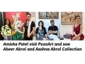 Amisha Patel visits PozoArt, a collection by Abeer Abrol and Aashna Abrol - Hindi News | Amisha Patel visits PozoArt, a collection by Abeer Abrol and Aashna Abrol | Latest business News at Lokmattimes.com
