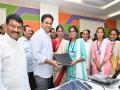 Telangana Minister KTR distributes laptops to IIIT Basara students - Hindi News | Telangana Minister KTR distributes laptops to IIIT Basara students | Latest national News at Lokmattimes.com