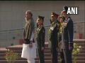 Rajnath Singh lays wreath at National War Memorial on occasion of Vijay Diwas - Hindi News | Rajnath Singh lays wreath at National War Memorial on occasion of Vijay Diwas | Latest national News at Lokmattimes.com
