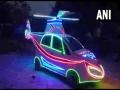 Azamgarh: Carpenter makes 'Helicopter'-styled Nano - Hindi News | Azamgarh: Carpenter makes 'Helicopter'-styled Nano | Latest national News at Lokmattimes.com