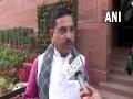 Good that "Nakli Gandhi" and "Nakli Congress" remember Mahatma Gandhi: Union Minister Pralhad Joshi as Congress protests in Parliament - Hindi News | Good that "Nakli Gandhi" and "Nakli Congress" remember Mahatma Gandhi: Union Minister Pralhad Joshi as Congress protests in Parliament | Latest national News at Lokmattimes.com