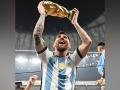 Messi's FIFA World Cup celebration post breaks Instagram record - Hindi News | Messi's FIFA World Cup celebration post breaks Instagram record | Latest football News at Lokmattimes.com