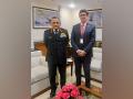 French defence firm CEO calls on CDS Anil Chauhan, discuss mutual defence cooperation - Hindi News | French defence firm CEO calls on CDS Anil Chauhan, discuss mutual defence cooperation | Latest national News at Lokmattimes.com