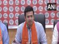 His statement reflects 'political frustration': Tejasvi Surya on Kumaraswamy's remark against Amit Shah - Hindi News | His statement reflects 'political frustration': Tejasvi Surya on Kumaraswamy's remark against Amit Shah | Latest national News at Lokmattimes.com
