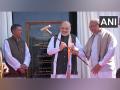 Amit Shah inaugurates 122-feet-high Marjing Polo Statue in Manipur - Hindi News | Amit Shah inaugurates 122-feet-high Marjing Polo Statue in Manipur | Latest national News at Lokmattimes.com
