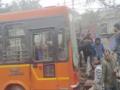 Delhi: Bus rams pavemenrt dwellers, five injured - Hindi News | Delhi: Bus rams pavemenrt dwellers, five injured | Latest national News at Lokmattimes.com