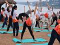 G20 delegates attend yoga session on day 2 of Health Working Group meeting - Hindi News | G20 delegates attend yoga session on day 2 of Health Working Group meeting | Latest international News at Lokmattimes.com