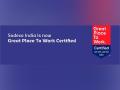 Sodexo India is Now Great Place To Work Certified - Hindi News | Sodexo India is Now Great Place To Work Certified | Latest business News at Lokmattimes.com
