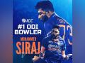Mohammed Siraj claims top spot in ICC's ODI bowler rankings - Hindi News | Mohammed Siraj claims top spot in ICC's ODI bowler rankings | Latest cricket News at Lokmattimes.com