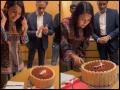 Shehnaaz Gill rings in her birthday in most adorable way! - Hindi News | Shehnaaz Gill rings in her birthday in most adorable way! | Latest entertainment News at Lokmattimes.com