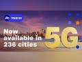 Jio launches 5G services in 10 more cities; total number hits 236 - Hindi News | Jio launches 5G services in 10 more cities; total number hits 236 | Latest business News at Lokmattimes.com