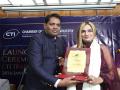 Dietician Shikha Aggarwal Sharma honored by Ram Niwas Goyal Delhi Legislative Assembly Speaker - Hindi News | Dietician Shikha Aggarwal Sharma honored by Ram Niwas Goyal Delhi Legislative Assembly Speaker | Latest business News at Lokmattimes.com
