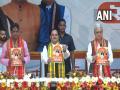 Tripura assembly elections: BJP President JP Nadda along with CM Manik Saha releases BJP's manifesto - Hindi News | Tripura assembly elections: BJP President JP Nadda along with CM Manik Saha releases BJP's manifesto | Latest national News at Lokmattimes.com
