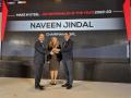 Naveen Jindal honoured with the 'Entrepreneur of the Year award' - Hindi News | Naveen Jindal honoured with the 'Entrepreneur of the Year award' | Latest business News at Lokmattimes.com