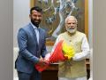 Will cherish the interaction and encouragement: Cheteshwar Pujara meets PM Modi ahead of his 100th Test game - Hindi News | Will cherish the interaction and encouragement: Cheteshwar Pujara meets PM Modi ahead of his 100th Test game | Latest cricket News at Lokmattimes.com