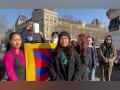 France: Students for Free Tibet mark 110th anniversary of proclamation of Tibetan Independence Day - Hindi News | France: Students for Free Tibet mark 110th anniversary of proclamation of Tibetan Independence Day | Latest international News at Lokmattimes.com