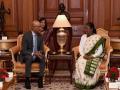 Guyana's Vice President Bharrat Jagdeo meets President Droupadi Murmu - Hindi News | Guyana's Vice President Bharrat Jagdeo meets President Droupadi Murmu | Latest international News at Lokmattimes.com