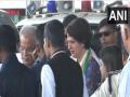 Priyanka Gandhi arrives in Raipur to attend Congress' 85th plenary session - Hindi News | Priyanka Gandhi arrives in Raipur to attend Congress' 85th plenary session | Latest politics News at Lokmattimes.com