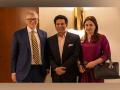 Sachin Tendulkar meets Bill Gates in Mumbai, fans say "two legends together" - Hindi News | Sachin Tendulkar meets Bill Gates in Mumbai, fans say "two legends together" | Latest entertainment News at Lokmattimes.com