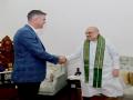Former England Captain Kevin Pietersen meets Amit Shah, calls him "kind, caring and inspirational" - Hindi News | Former England Captain Kevin Pietersen meets Amit Shah, calls him "kind, caring and inspirational" | Latest cricket News at Lokmattimes.com