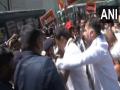 Karnataka: Cong leaders, including former CM Siddaramaiah, detained during protest demanding arrest of BJP MLA - Hindi News | Karnataka: Cong leaders, including former CM Siddaramaiah, detained during protest demanding arrest of BJP MLA | Latest politics News at Lokmattimes.com