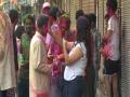 Delhi: Foreign nationals join locals in Paharganj for Holi celebrations - Hindi News | Delhi: Foreign nationals join locals in Paharganj for Holi celebrations | Latest national News at Lokmattimes.com