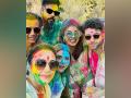 Priyanka Chopra-Nick Jonas celebrate Holi with Preity Zinta-Gene Goodenough - Hindi News | Priyanka Chopra-Nick Jonas celebrate Holi with Preity Zinta-Gene Goodenough | Latest entertainment News at Lokmattimes.com