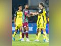 ISL: Hyderabad FC, ATK Mohun Bagan play out intense draw in first leg of semi-final - Hindi News | ISL: Hyderabad FC, ATK Mohun Bagan play out intense draw in first leg of semi-final | Latest football News at Lokmattimes.com