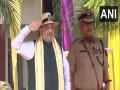 Amit Shah attends 54th CISF Raising Day in Hyderabad - Hindi News | Amit Shah attends 54th CISF Raising Day in Hyderabad | Latest national News at Lokmattimes.com