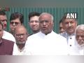 Mikes switched off in Parliament whenever we raise Adani issue, says Congress President Mallikarjun Kharge - Hindi News | Mikes switched off in Parliament whenever we raise Adani issue, says Congress President Mallikarjun Kharge | Latest national News at Lokmattimes.com