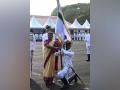 Droupadi Murmu presents President's colour to INS Dronacharya - Hindi News | Droupadi Murmu presents President's colour to INS Dronacharya | Latest national News at Lokmattimes.com