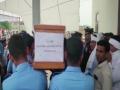 Rajasthan: Last rites of IAF officer, who perished in accident, performed - Hindi News | Rajasthan: Last rites of IAF officer, who perished in accident, performed | Latest national News at Lokmattimes.com