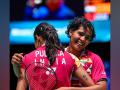 Swiss Open 2023: Badminton duo of Gayatri Gopichand, Treesa Jolly crash out in first round - Hindi News | Swiss Open 2023: Badminton duo of Gayatri Gopichand, Treesa Jolly crash out in first round | Latest other-sports News at Lokmattimes.com