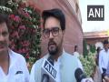 "Will Congress keep wearing black clothes after committing black deeds?" asks Union Minister Anurag Thakur - Hindi News | "Will Congress keep wearing black clothes after committing black deeds?" asks Union Minister Anurag Thakur | Latest politics News at Lokmattimes.com