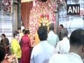 Devotees offer prayers at Delhi's Chhatarpur Temple on eighth day of Navratri - Hindi News | Devotees offer prayers at Delhi's Chhatarpur Temple on eighth day of Navratri | Latest national News at Lokmattimes.com